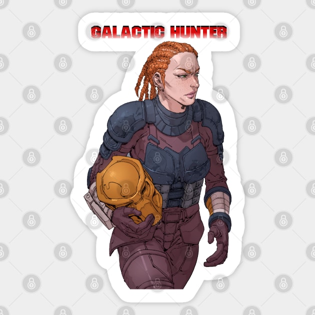 Galactic Game Hunter Sticker by RAGS